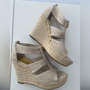 Michael Kors Beige Wedges